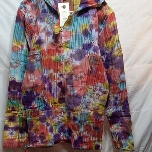 Rhea Colorful Hooded Jacket
